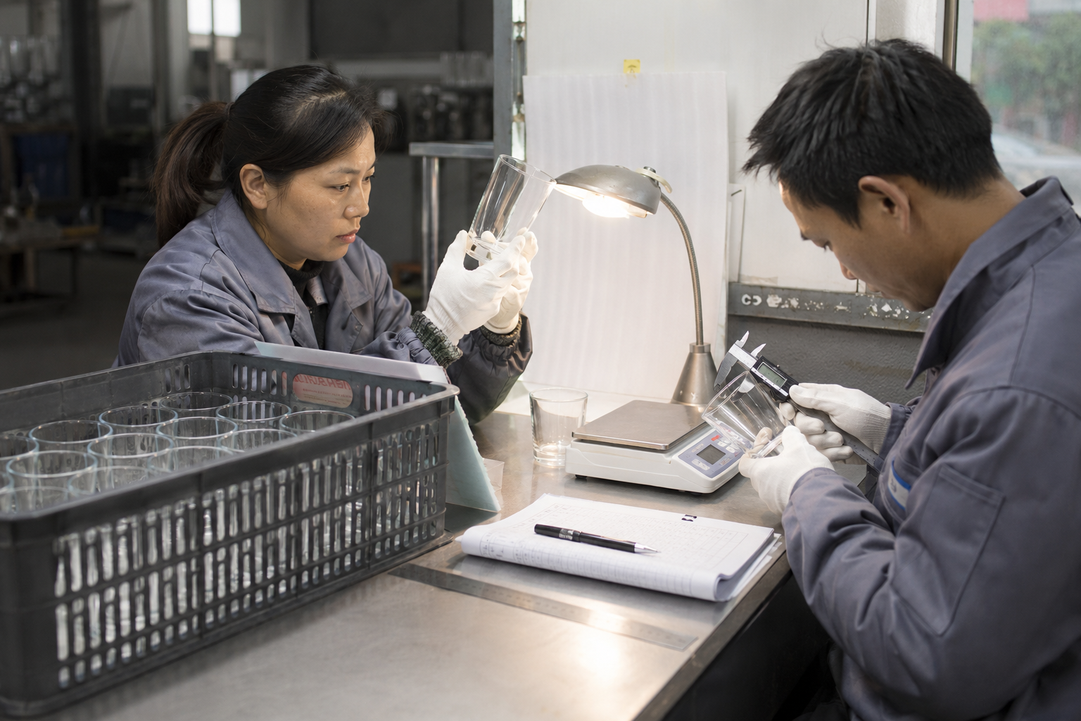 Glassware quality inspection